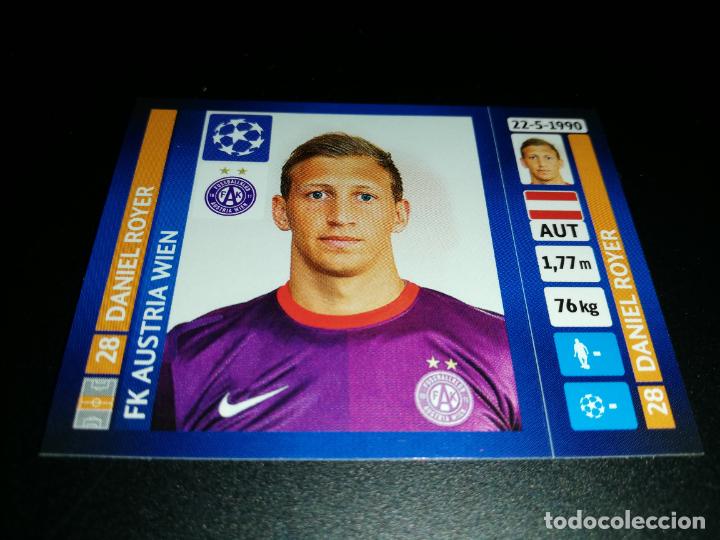 Cromos de f&uacute;tbol: 535 DANIEL ROYER FK AUSTRIA WIEN CROMOS COPA DE EUROPA UEFA CHAMPIONS LEAGUE 2013 2014 13 14