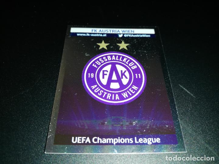 Cromos de Futebol: 526 ESCUDO LOGO FK AUSTRIA WIEN CROMOS COPA DE EUROPA UEFA CHAMPIONS LEAGUE 2013 2014 13 14