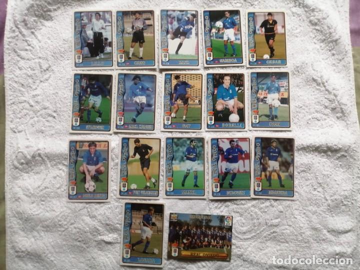Fu&szlig;ball-Sticker: LOTE 17 CROMOS FUTBOL, MUNDI SPORT DE LA LIGA 95/96 DEL REAL OVIEDO