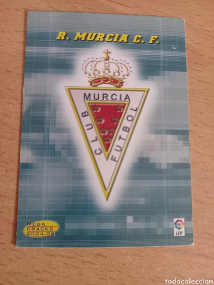 Cromos de f&uacute;tbol: Panini megacracks 2004 2005 04 05 417 escudo Real Murcia