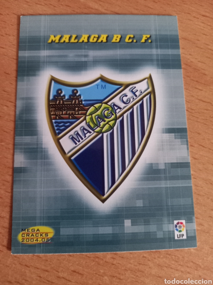Figurine di Calcio: Panini megacracks 2004 2005 04 05 429 escudo M&aacute;laga