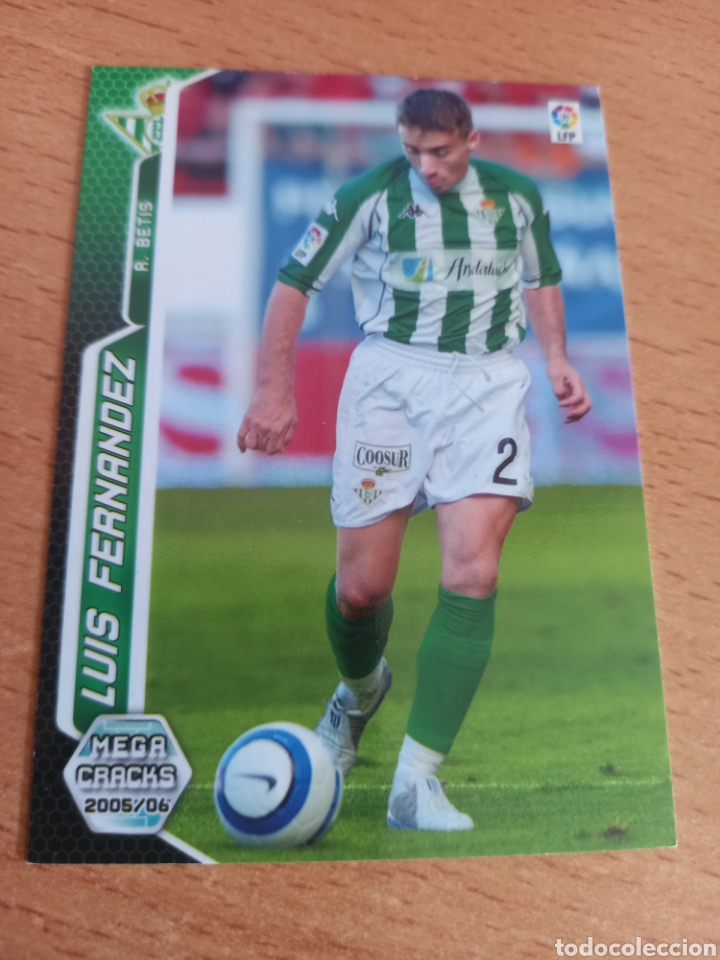 Figurine di Calcio: Panini megacracks 2005 2006 05 06 79 Luis Fern&aacute;ndez Real Betis