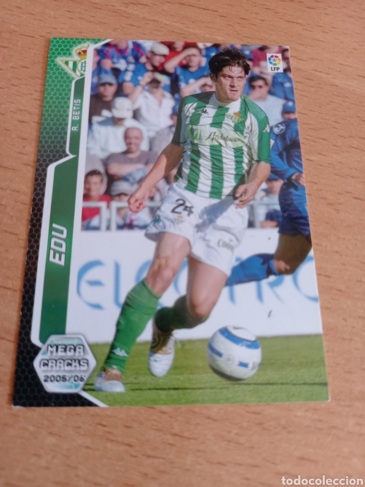 Fu&szlig;ball-Sticker: Panini megacracks 2005 2006 05 06 89 Edu Real Betis