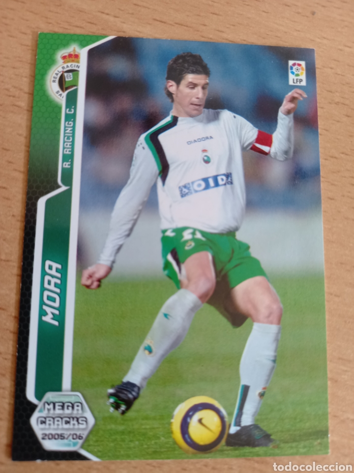 Fu&szlig;ball-Sticker: Panini megacracks 2005 2006 05 06 258 Mora Racing de Santander