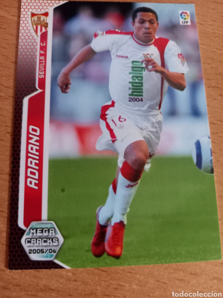 Fu&szlig;ball-Sticker: Panini megacracks 2005 2006 05 06 285 Adriano Sevilla