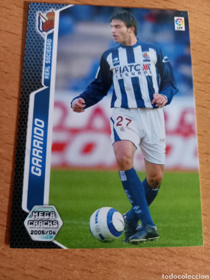 Fu&szlig;ball-Sticker: Panini megacracks 2005 2006 05 06 296 Garrido Real Sociedad