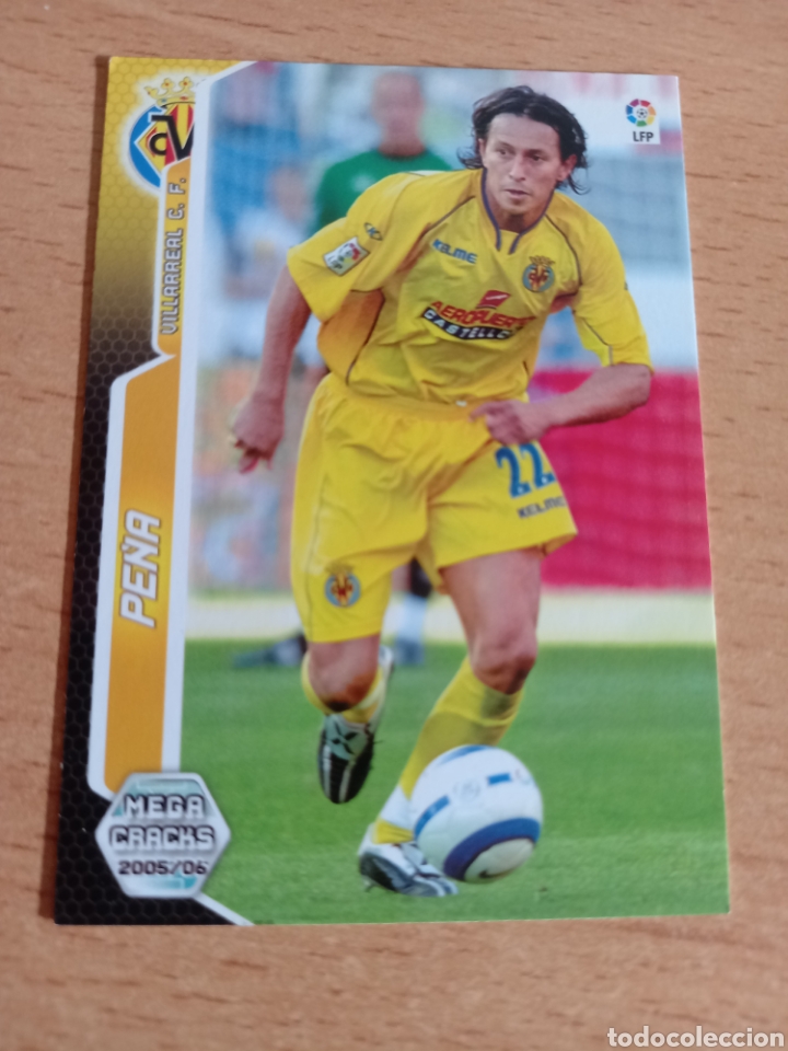 Figurine di Calcio: Panini megacracks 2005 2006 05 06 331 Pe&ntilde;a Villarreal