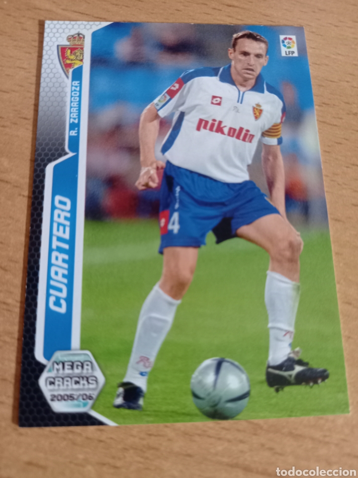 Fu&szlig;ball-Sticker: Panini megacracks 2005 2006 05 06 345 Cuartero Real Zaragoza