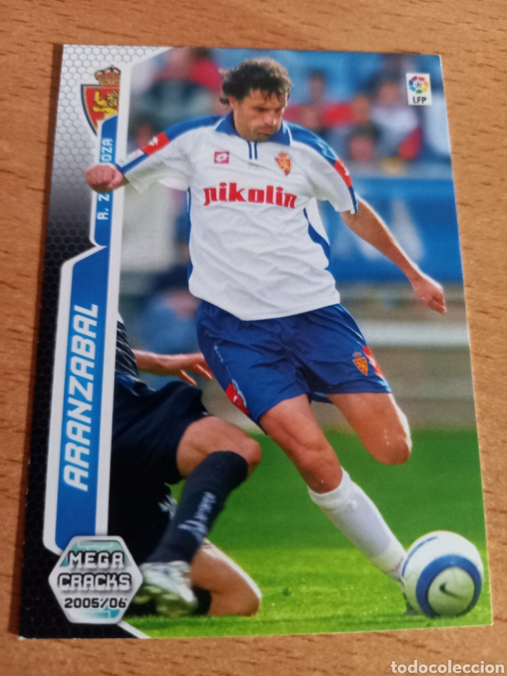 Figurine di Calcio: Panini megacracks 2005 2006 05 06 350 Aranzabal Real Zaragoza