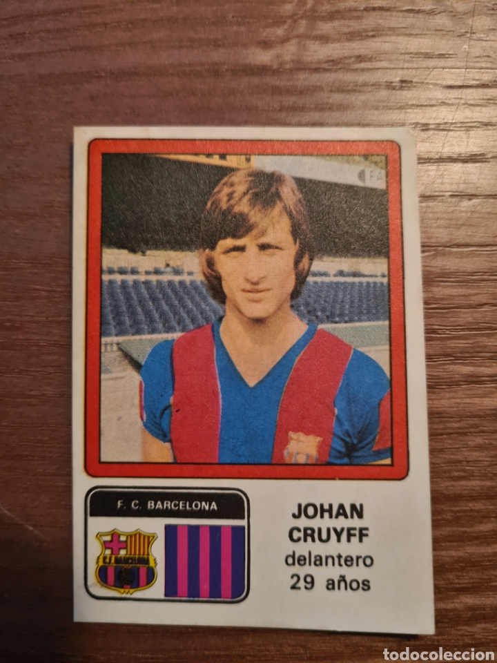 Johan Cruyff 1977 la liga panini este barcelona spain netherlands