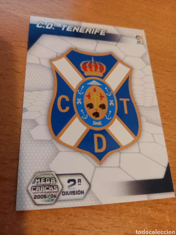 Fu&szlig;ball-Sticker: Panini megacracks 2005 2006 05 06 423 escudo Tenerife