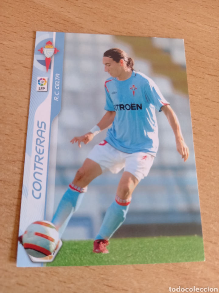 Fu&szlig;ball-Sticker: Panini megacracks 2006 2007 06 07 78 Contreras Celta de Vigo