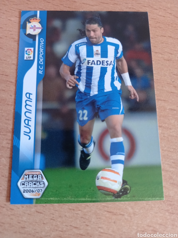 Figurine di Calcio: Panini megacracks 2006 2007 06 07 97 Juanma Deportivo de la Coru&ntilde;a