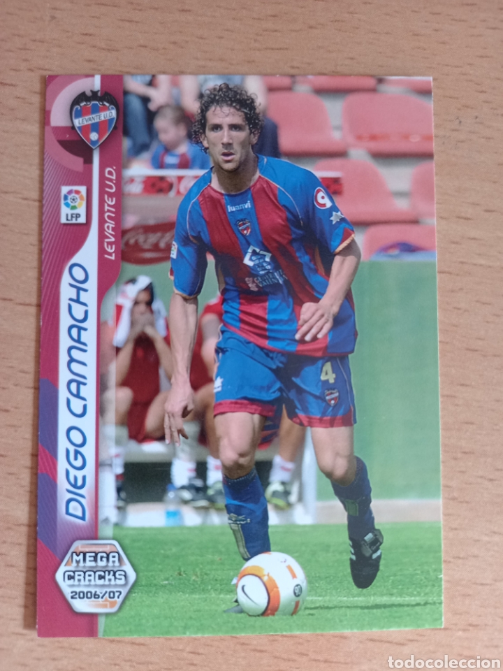Football Stickers: Panini megacracks 2006 2007 06 07 170 Diego Camacho Levante
