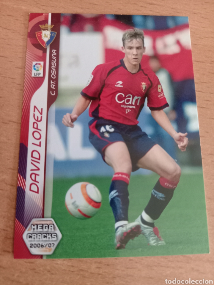 Cromos de Futebol: Panini megacracks 2006 2007 06 07 228 David L&oacute;pez Osasuna