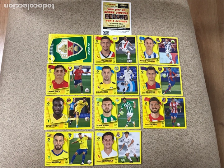 Fu&szlig;ball-Sticker: ESTE 2021 2022 en total 12 cromos a 0,06&euro; unidad, ver disponibles