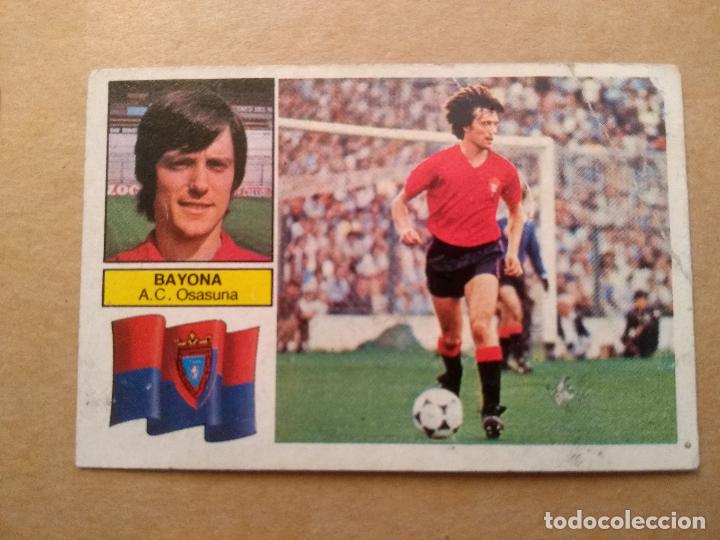 Cartes &agrave; collectionner de Football: EDICIONES ESTE 82-83 1982 1983 BAYONA OSASUNA NUNCA PEGADO