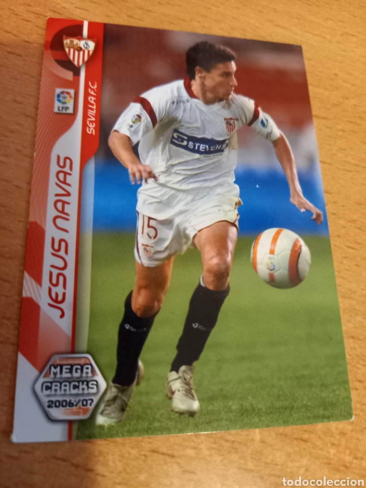 Figurine di Calcio: Panini megacracks 2006 2007 06 07 285 Jes&uacute;s Navas Sevilla