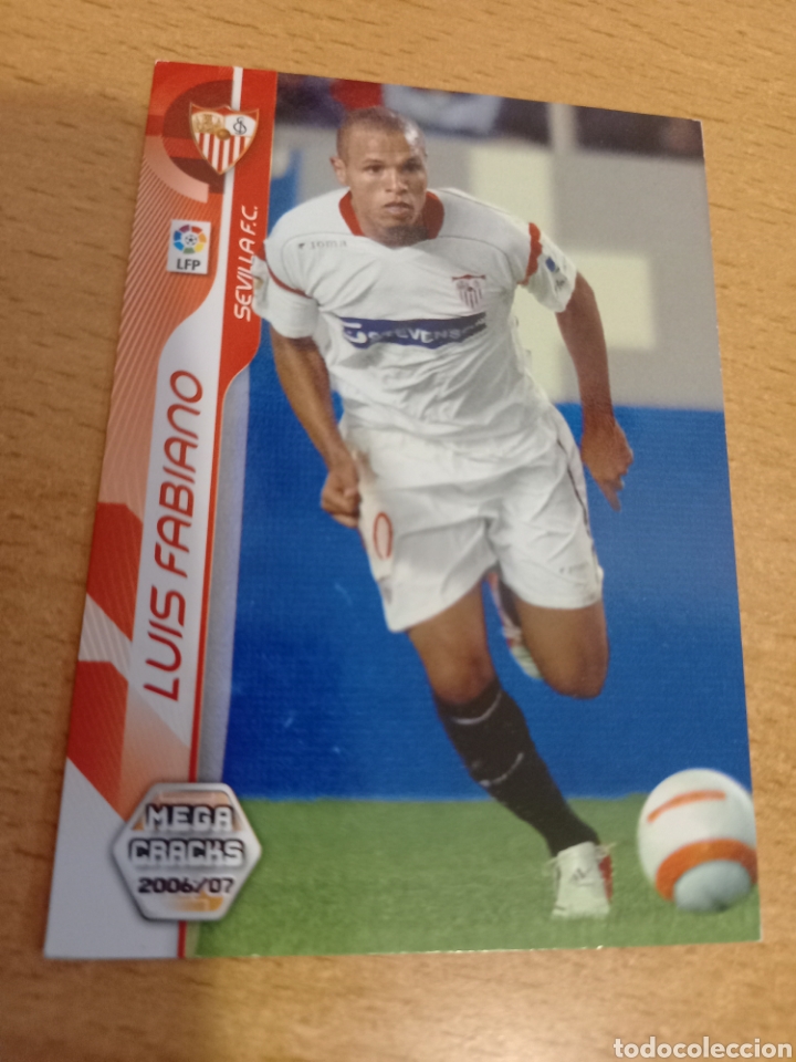Figurine di Calcio: Panini megacracks 2006 2007 06 07 288 Luis Fabiano Sevilla