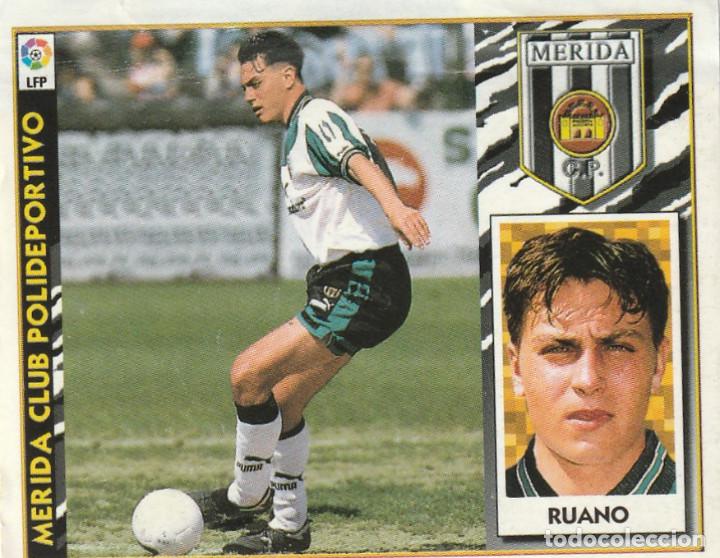 Cromos de f&uacute;tbol: 4403 - CROMO RECUPERADO VENTANILLA ESTE 97 98 RUANO (MERIDA) COLOCA - Foto 1