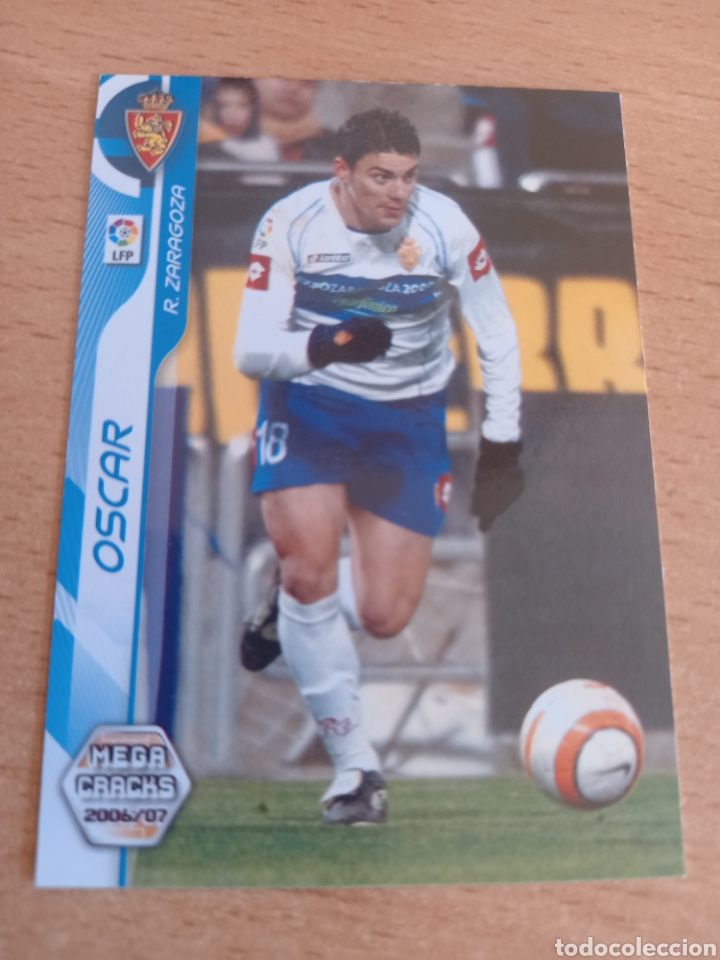 Football Stickers: Panini megacracks 2006 2007 06 07 356 Oscar Real Zaragoza