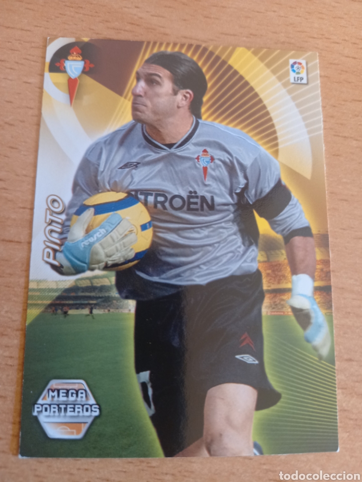 Fu&szlig;ball-Sticker: Panini megacracks 2006 2007 06 07 394 Pinto Celta de Vigo megaporteros