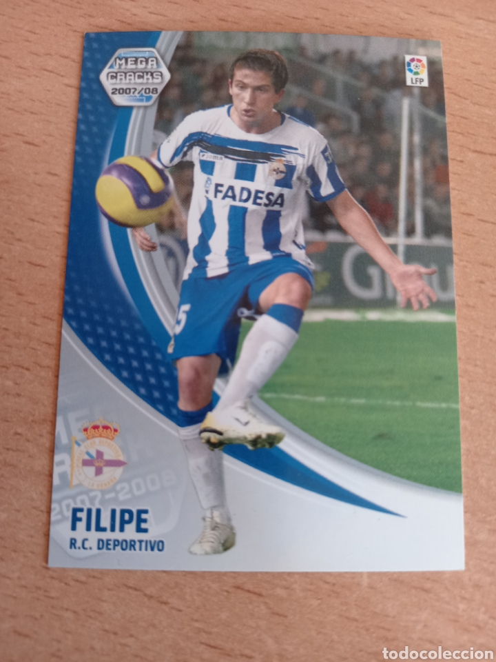 Cromos de F&uacute;tbol: Panini megacracks 2007 2008 07 08 97 Filipe Deportivo de la Coru&ntilde;a