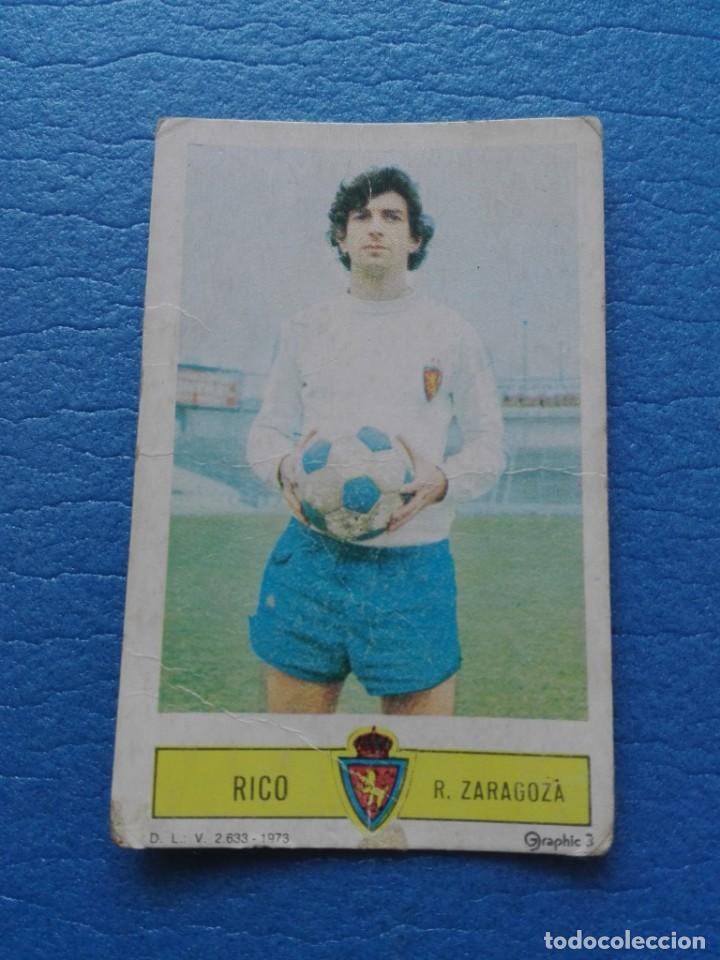 Cromos de F&uacute;tbol: CROMO FUTBOL ESTE 1973-1974 73 74 RICO - R. ZARAGOZA - SIN PEGAR