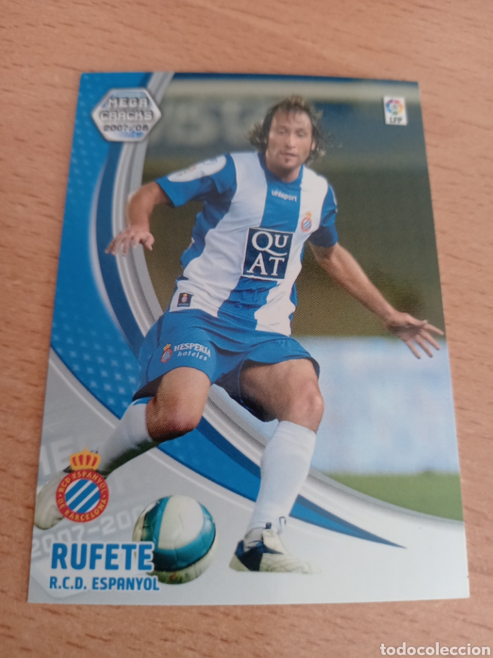 Figurine di Calcio: Panini megacracks 2007 2008 07 08 121 Rufete Espanyol