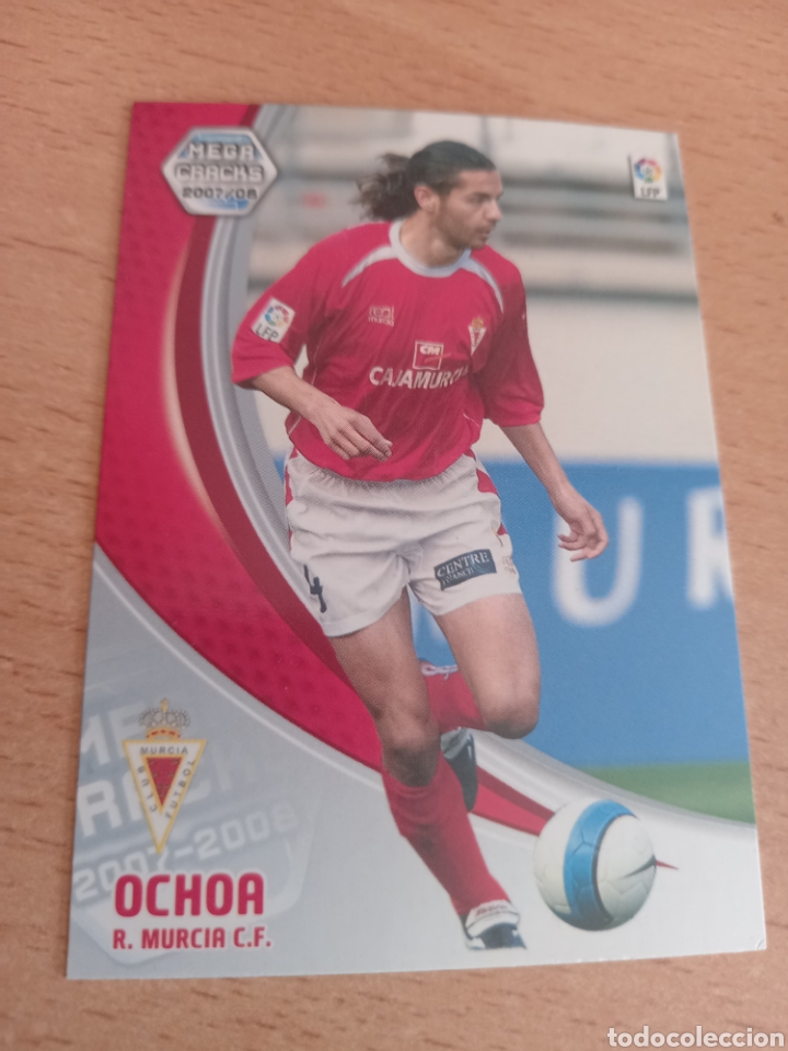 Fu&szlig;ball-Sticker: Panini megacracks 2007 2008 07 08 203 Ochoa Real Murcia