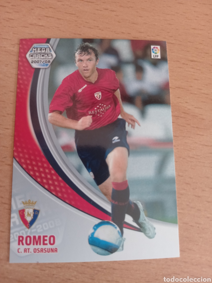 Football Stickers: Panini megacracks 2007 2008 07 08 234 Romeo Osasuna