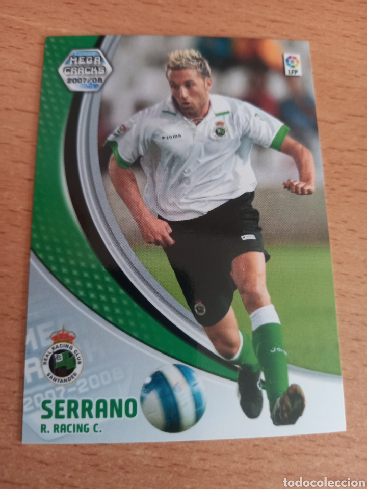 Fu&szlig;ball-Sticker: Panini megacracks 2007 2008 07 08 247 Serrano Racing de Santander