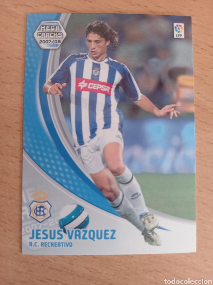 Cartes &agrave; collectionner de Football: Panini megacracks 2007 2008 07 08 262 Jes&uacute;s V&aacute;zquez Recreativo de Huelva