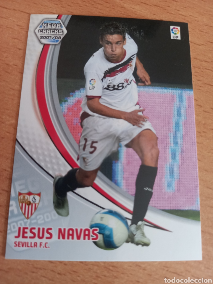 Figurine di Calcio: Panini megacracks 2007 2008 07 08 283 Jes&uacute;s Navas Sevilla