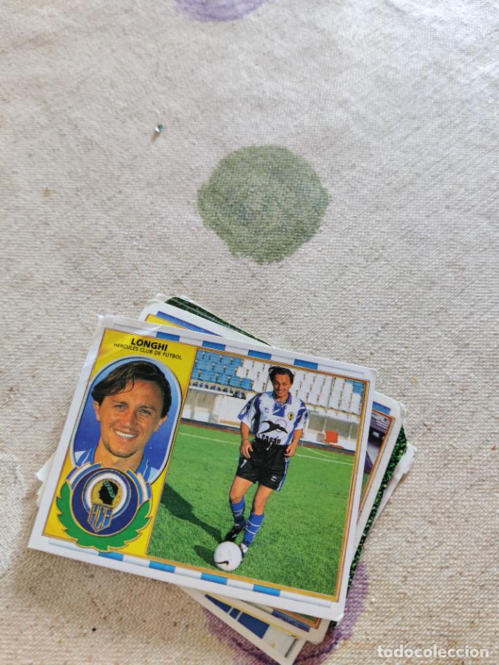Cromos de f&uacute;tbol: Longhi H&eacute;rcules este 96 97 1996 1997 ventanilla - Foto 1
