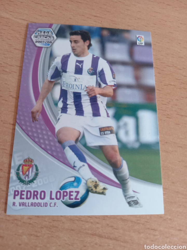 Figurine di Calcio: Panini megacracks 2007 2008 07 08 309 Pedro L&oacute;pez Real Valladolid