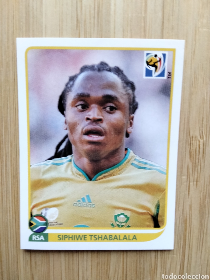Cromos de f&uacute;tbol: SIPHIWE TSHABALALA SUDAFRICA MUNDIAL SUDAFRICA 2010 PANINI SIN PEGAR NUMERO 42