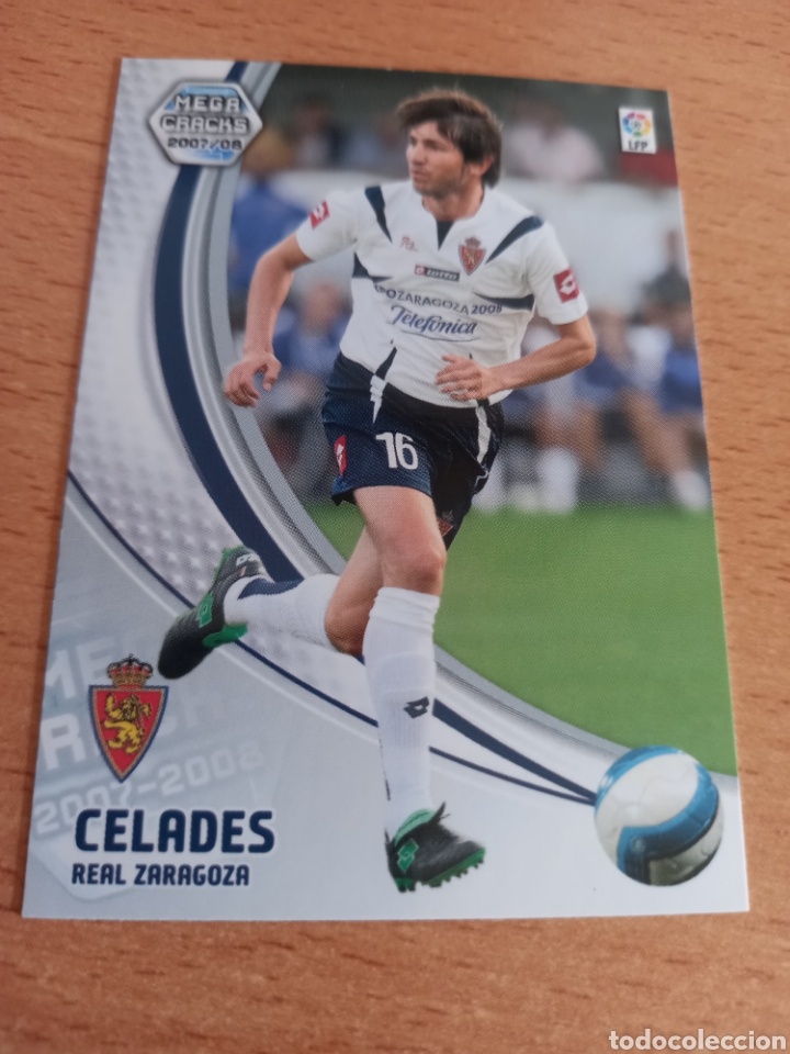 Fu&szlig;ball-Sticker: Panini megacracks 2007 2008 07 08 352 Celades Real Zaragoza