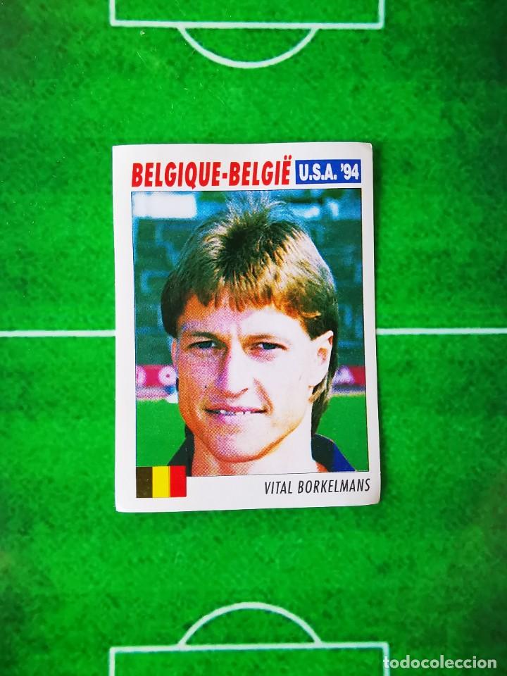 Fu&szlig;ball-Sticker: CROMO SIN PEGAR FUTBOL 94 SERVICE LINE SL ITALY MUNDIAL USA 1994 BELGICA 345 VITAL BORKELMANS