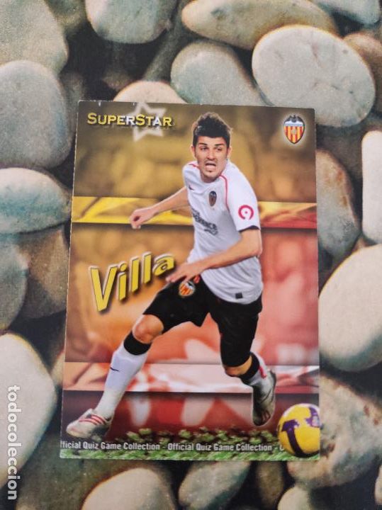 Cromos de f&uacute;tbol: 162 VILLA MATE VALENCIA MUNDICROMO FICHAS LIGA 2009 2010 09 10