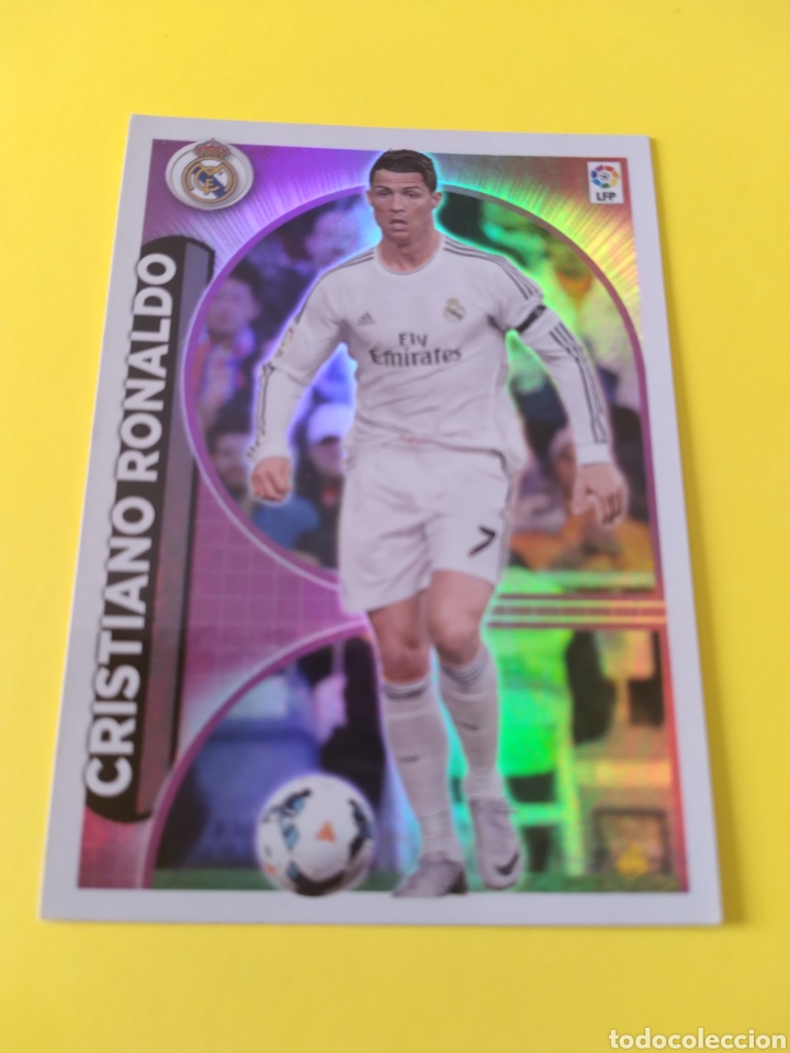 Cromos de f&uacute;tbol: Cristiano Ronaldo Este 2014-15 - Foto 2