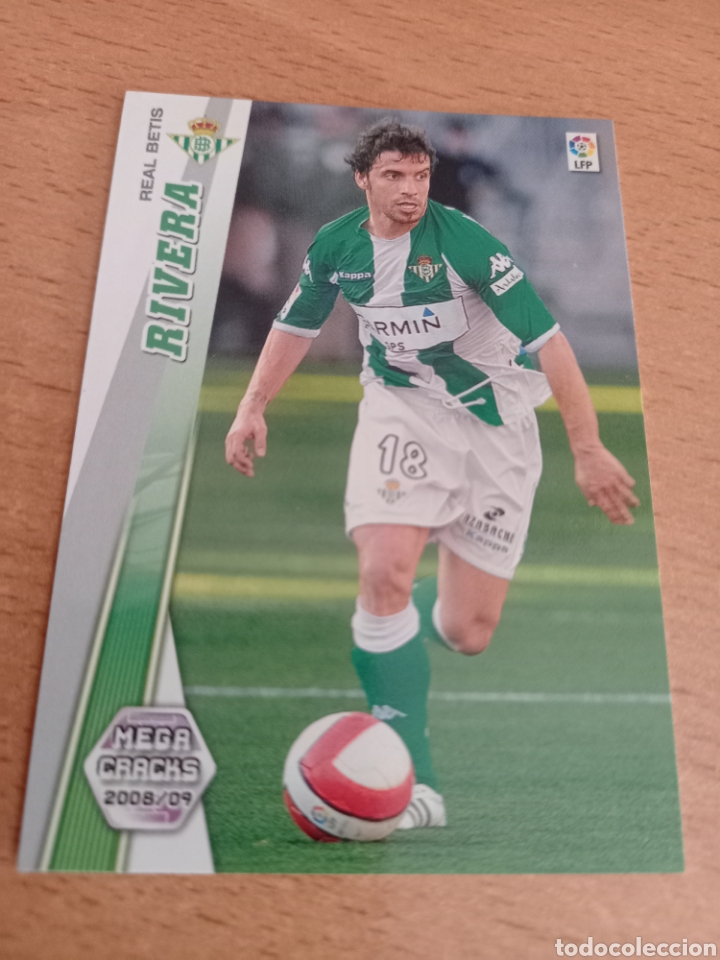 Figurine di Calcio: Panini megacracks 2008 2009 08 09 83 Rivera Real Betis