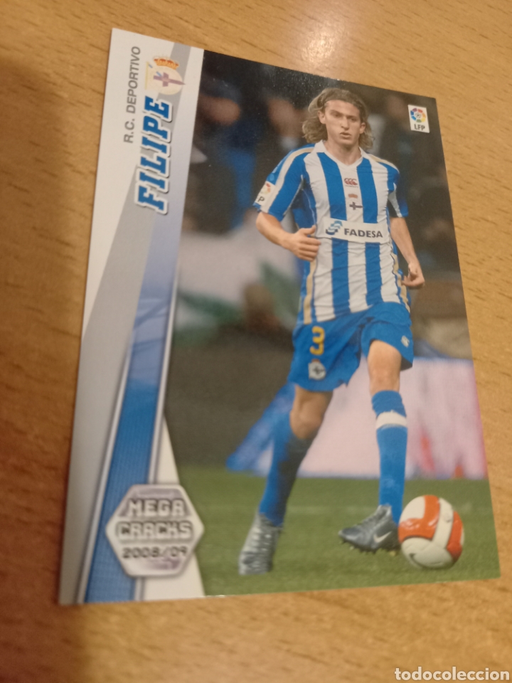 Cromos de F&uacute;tbol: Panini megacracks 2008 2009 08 09 98 Filipe Deportivo de la Coru&ntilde;a