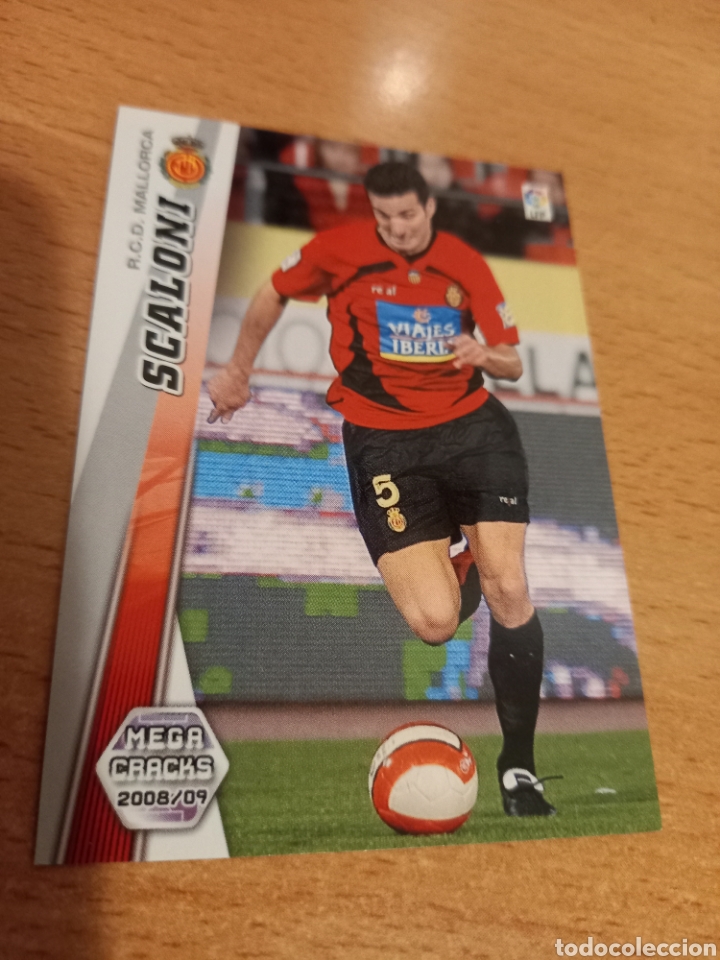 Fu&szlig;ball-Sticker: Panini megacracks 2008 2009 08 09 184 Scaloni Mallorca