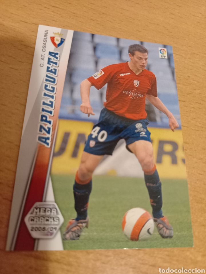 Figurine di Calcio: Panini megacracks 2008 2009 08 09 219 Azpilicueta Osasuna