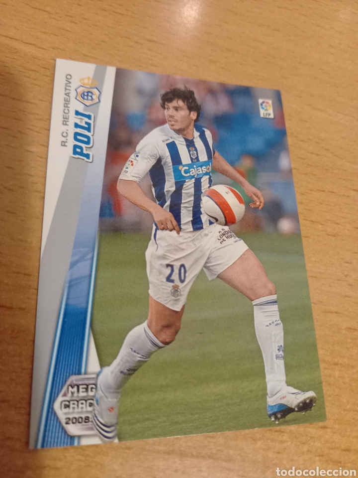 Figurine di Calcio: Panini megacracks 2008 2009 08 09 260 Poli Recreativo de Huelva