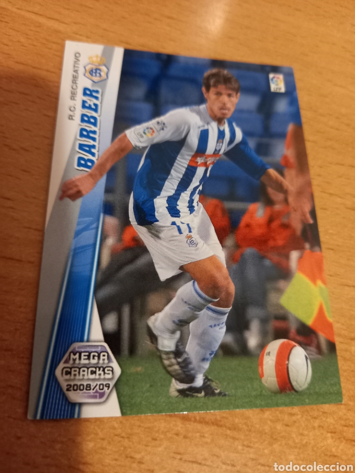 Fu&szlig;ball-Sticker: Panini megacracks 2008 2009 08 09 263 Barber Recreativo de Huelva