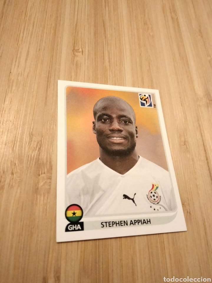 Cromos de f&uacute;tbol: STEPHEN APPIAH GHANA MUNDIAL SUDAFRICA 2010 PANINI NUMERO 324 NUEVO SIN PEGAR