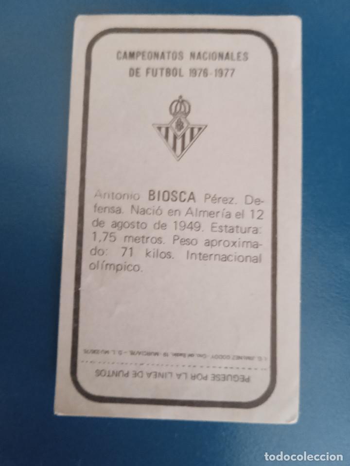 Cromos de f&uacute;tbol: BIOSCA - Foto 2