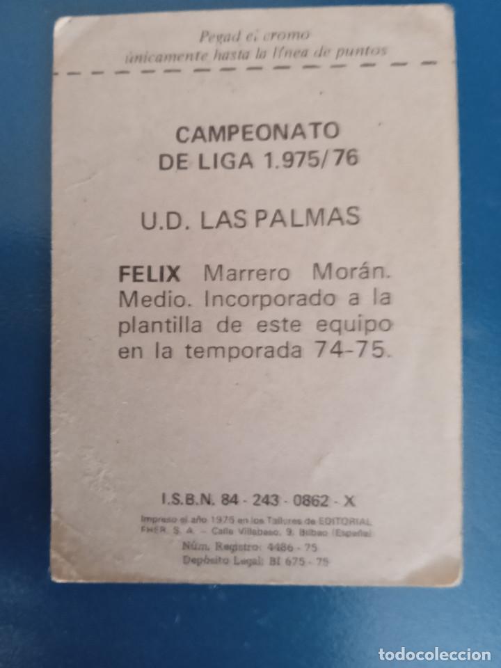 Cromos de f&uacute;tbol: FELIX - Foto 2